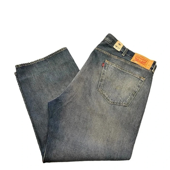 Levi’s 501 150th Anniversary Distressed Button Fly Straight Leg Jeans  Size 50 - Picture 3 of 9